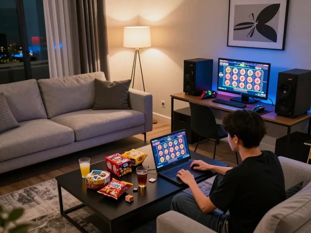 Berinteraksi dengan kredit percuma rm50 tanpa deposit semasa sesi permainan slot dalam talian yang mendebarkan di rumah
