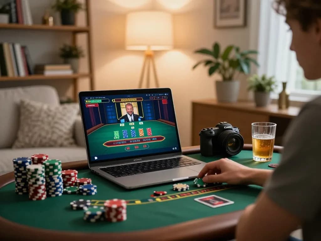 Terlibat dalam permainan blackjack online di rumah dengan suasana ramah dari weliveincanada.