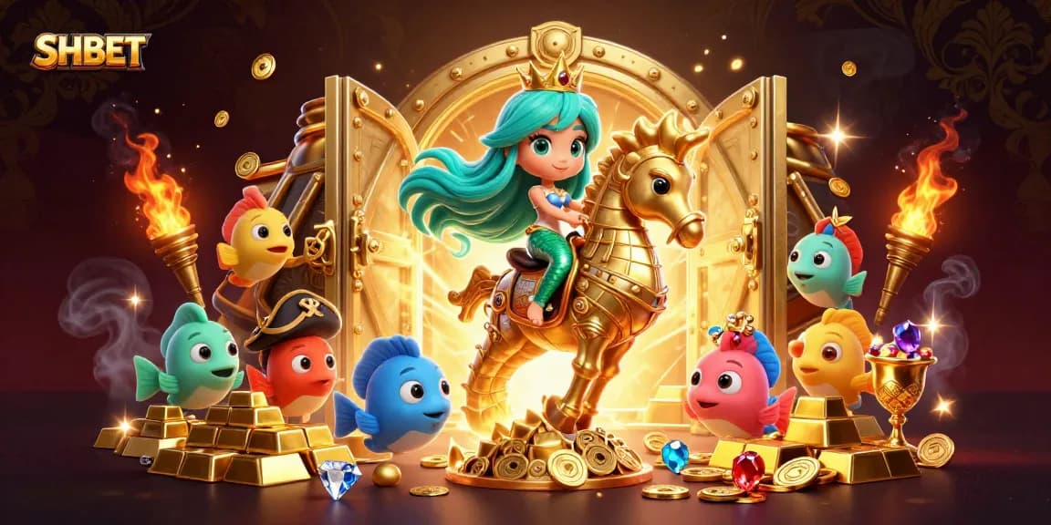 Engage with thrilling casino adventures at SHBET with vibrant characters and gold treasures