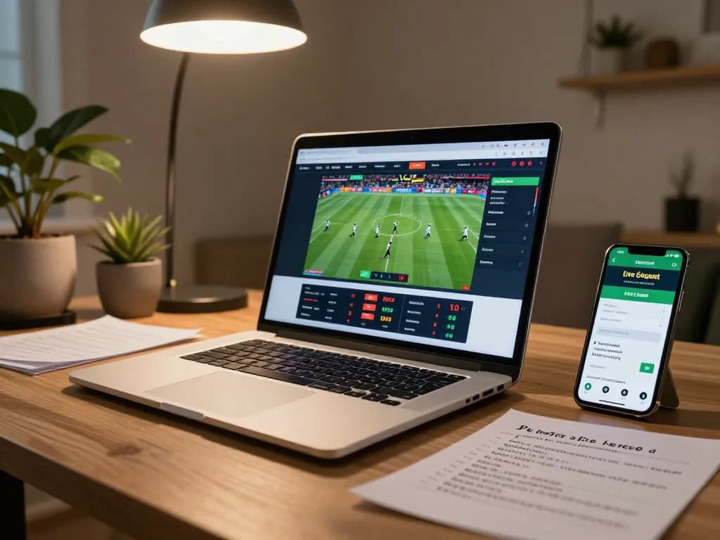 Engage with tỷ lệ nhà cái while strategizing your bets at a modern online gaming station.