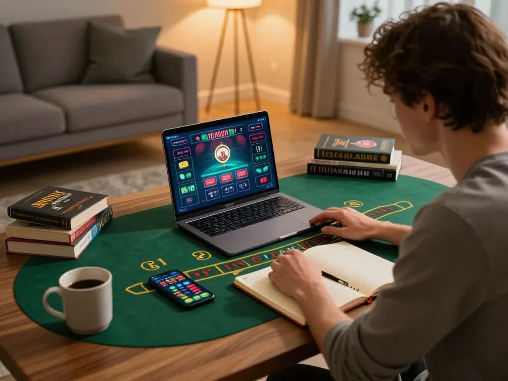 Engaging in responsible gaming at home through a reputable online casino, enhancing strategy and fun.