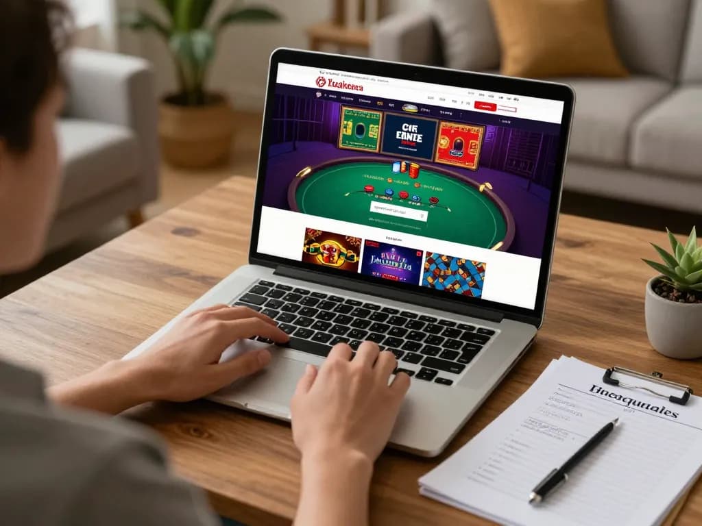 Player strategizing at home using lv88seo for online blackjack, showcasing engaging gaming interface