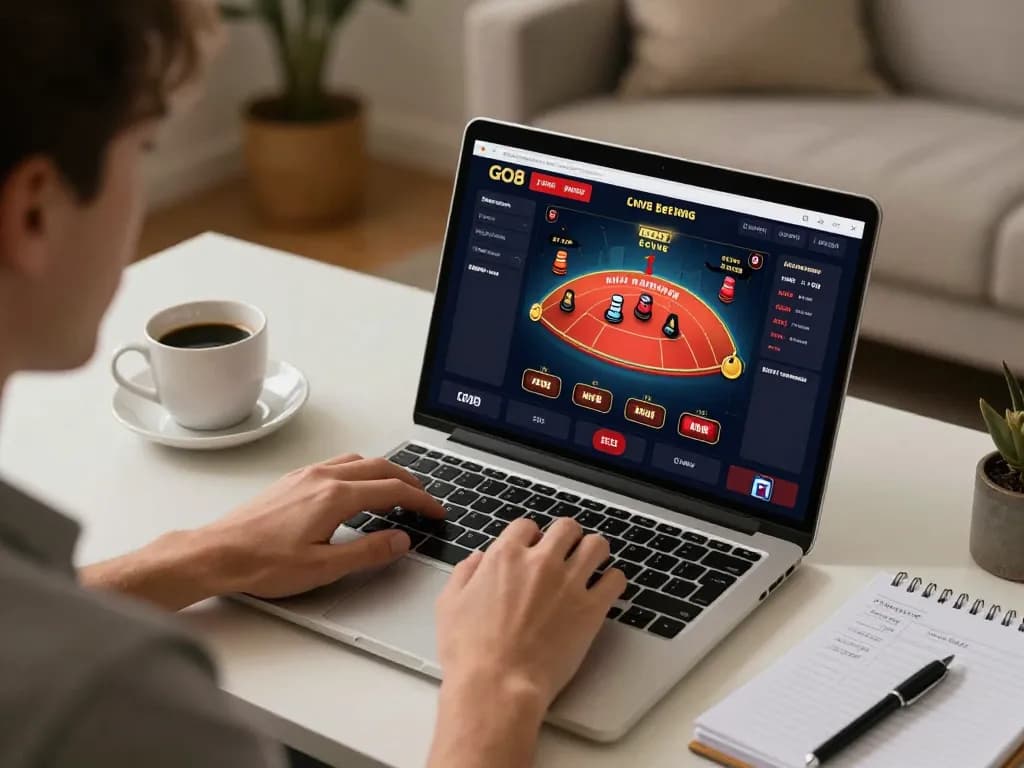 Experience engaging online gaming at GO8 with a user focused on strategy and betting.