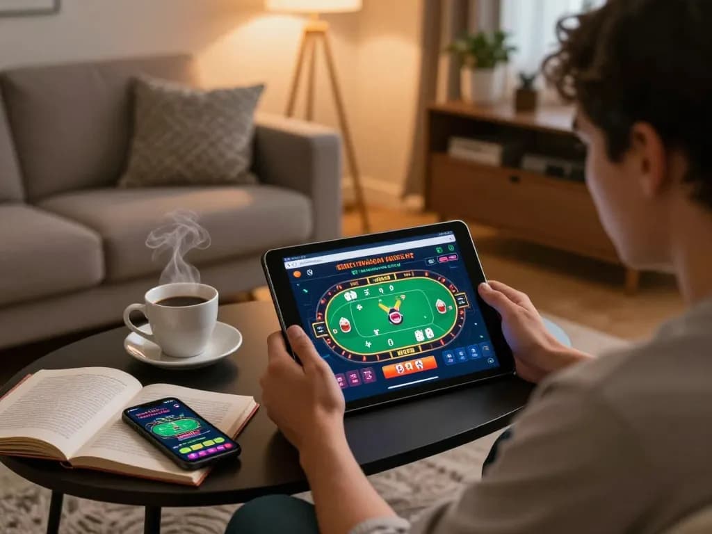 Engage in thrilling online gaming at https://sc88.casino/ with intense poker sessions at home.