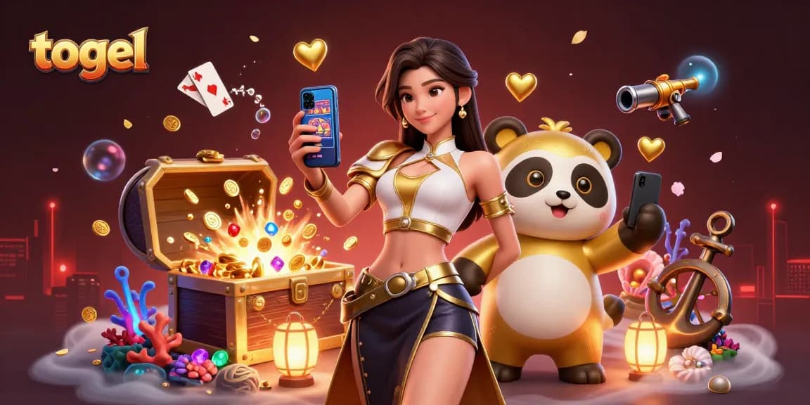 Play the interactive togel games with exciting features and vibrant characters in a dynamic 3D scene.