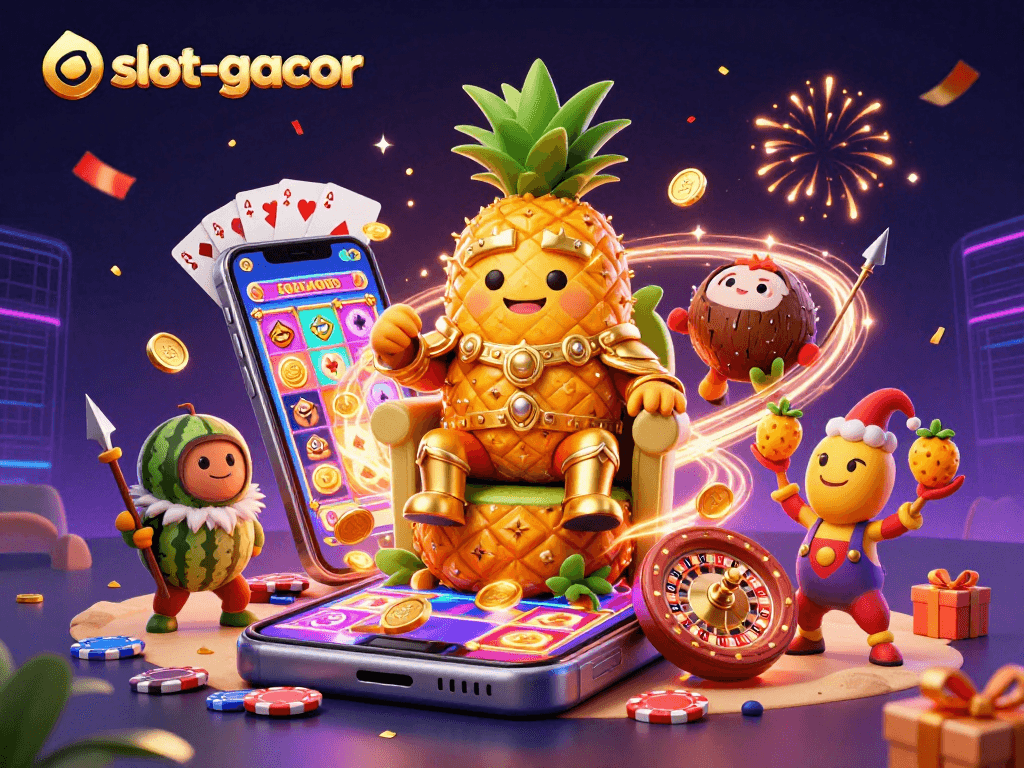 Engage in thrilling slot-gacor gaming amidst a vibrant carnival of colors and fun.