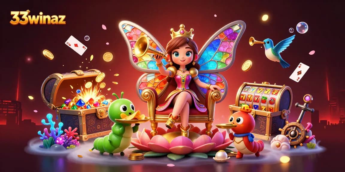 Engage with 33winaz and explore vibrant 3D casino world filled with slots and treasures.