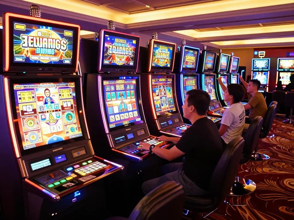 Pemain DASI4D menikmati permainan slot yang mendebarkan dengan momen aksi tinggi dan tampilan berwarna-warni