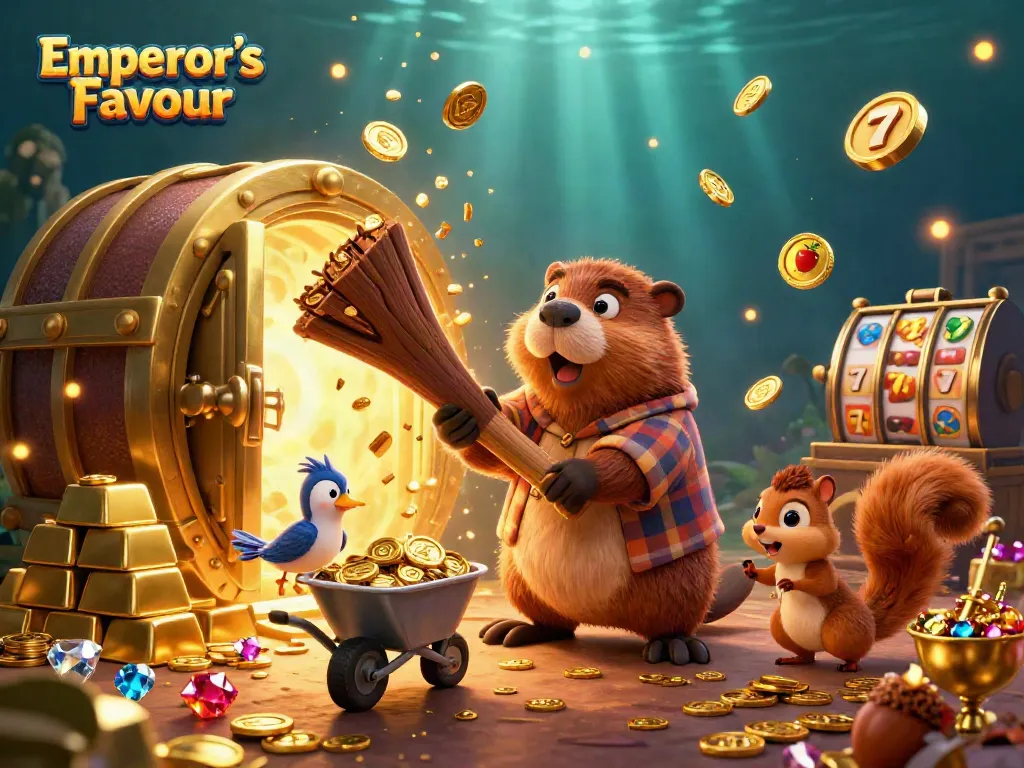 เล่นสล็อตออนไลน์ในเกมสล็อต Emperor’s Favour พร้อมหมุนวงล้อเพื่อเพิ่มโชคลาภและรางวัล