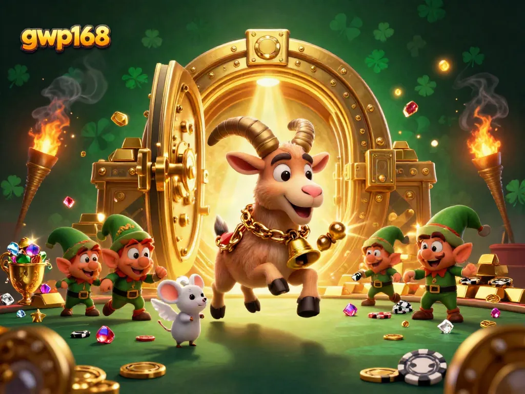 Permainan seru gwp168 dengan Krampus dan karakter lucu di kasino bertema liburan