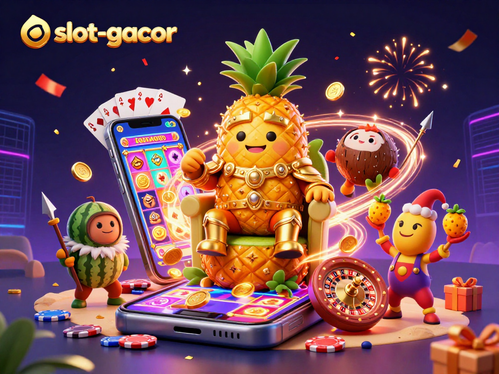 Engage in thrilling slot-gacor gaming amidst a vibrant carnival of colors and fun.