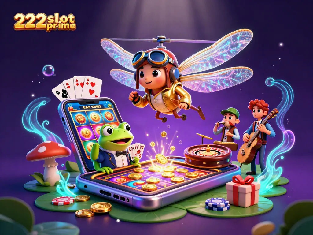 Permainan slot yang menarik di 222slotprime, simbol keberuntungan dan hadiah menanti!