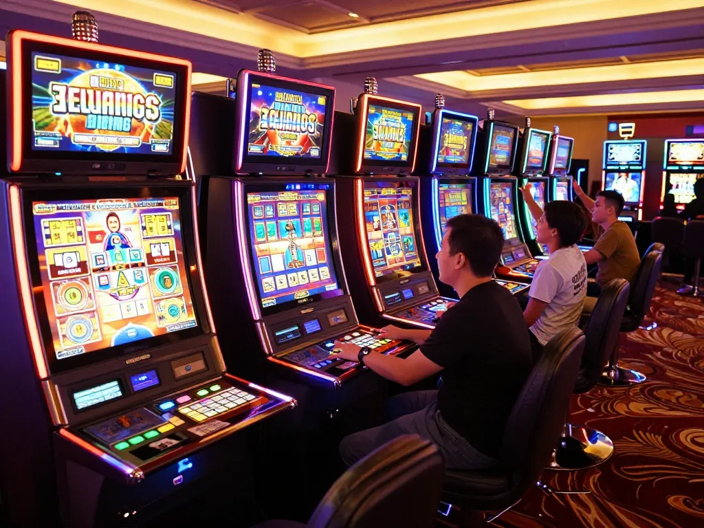 Pemain DASI4D menikmati permainan slot yang mendebarkan dengan momen aksi tinggi dan tampilan berwarna-warni