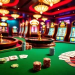 Experience thrilling gameplay at 99WIN with exciting casino tables and poker chips.