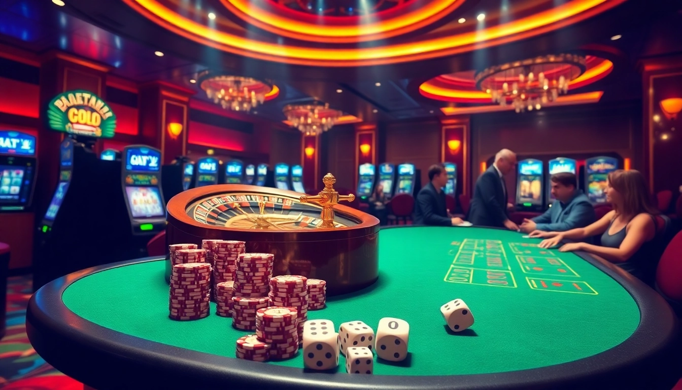 Experience the thrill of winning at Amanahtoto's luxurious casino environment.