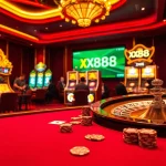Experience the thrill of gambling at XX88 with vibrant tables and engaging players.