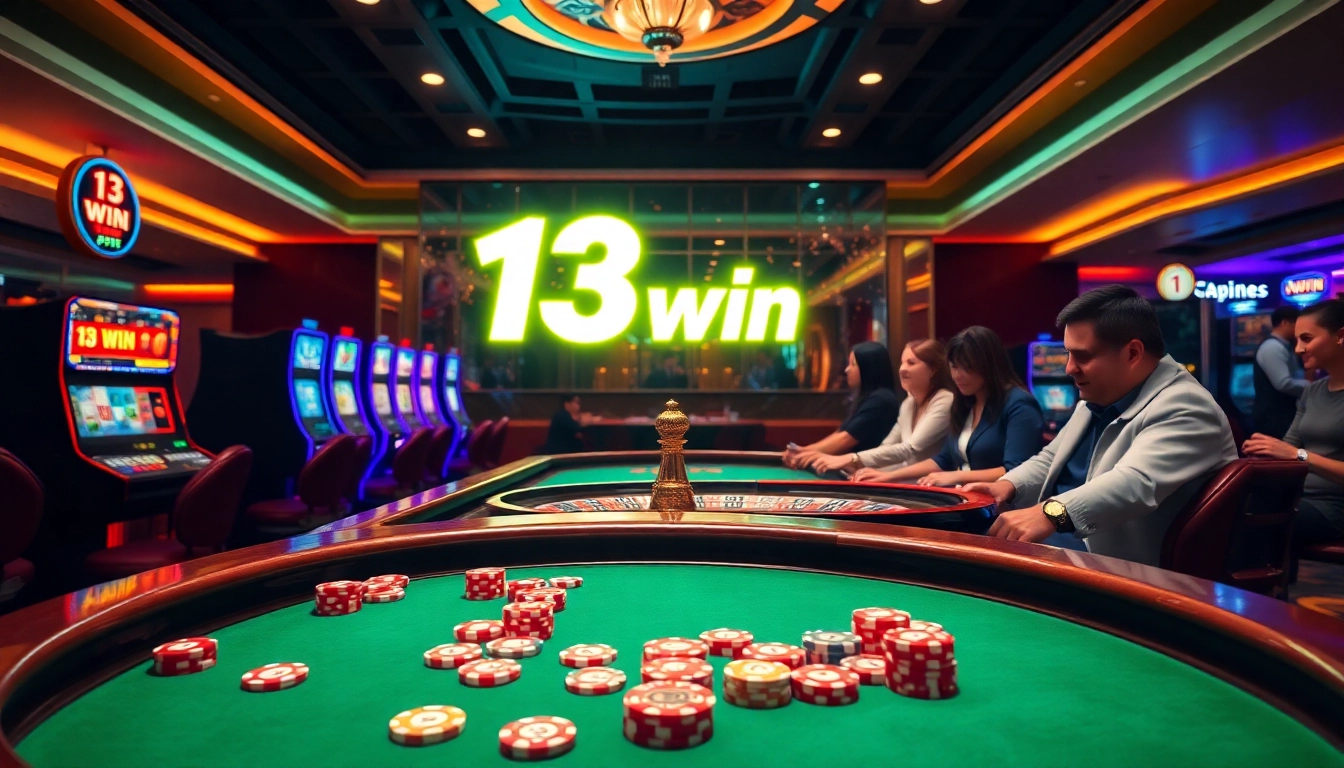 Experience the allure of the casino atmosphere while using the 13win app for gaming excitement.