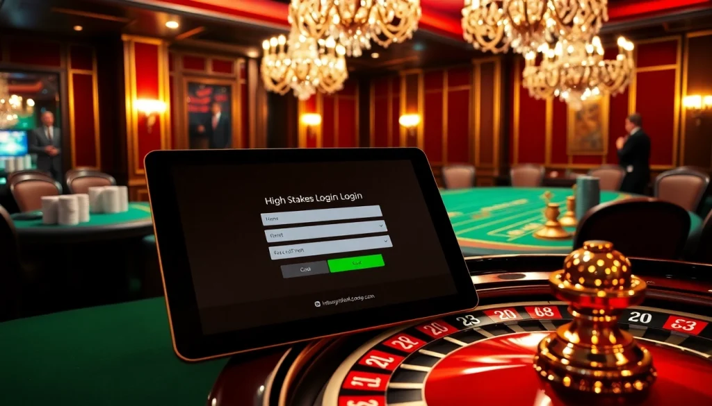 Experience sbobet login excitement with a luxurious casino ambiance featuring games and betting.