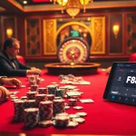 Intense poker competition at F8BET, showcasing thrill and luxury in online gambling.