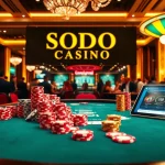 SODO CASINO brings thrilling action with vibrant poker chips and elegant gambling tables.